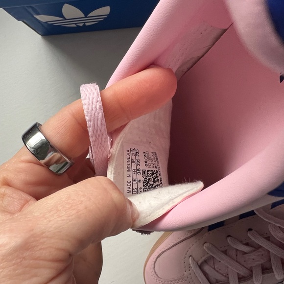 Adidas Pink and Blue Sneakers - Picture 2 of 5